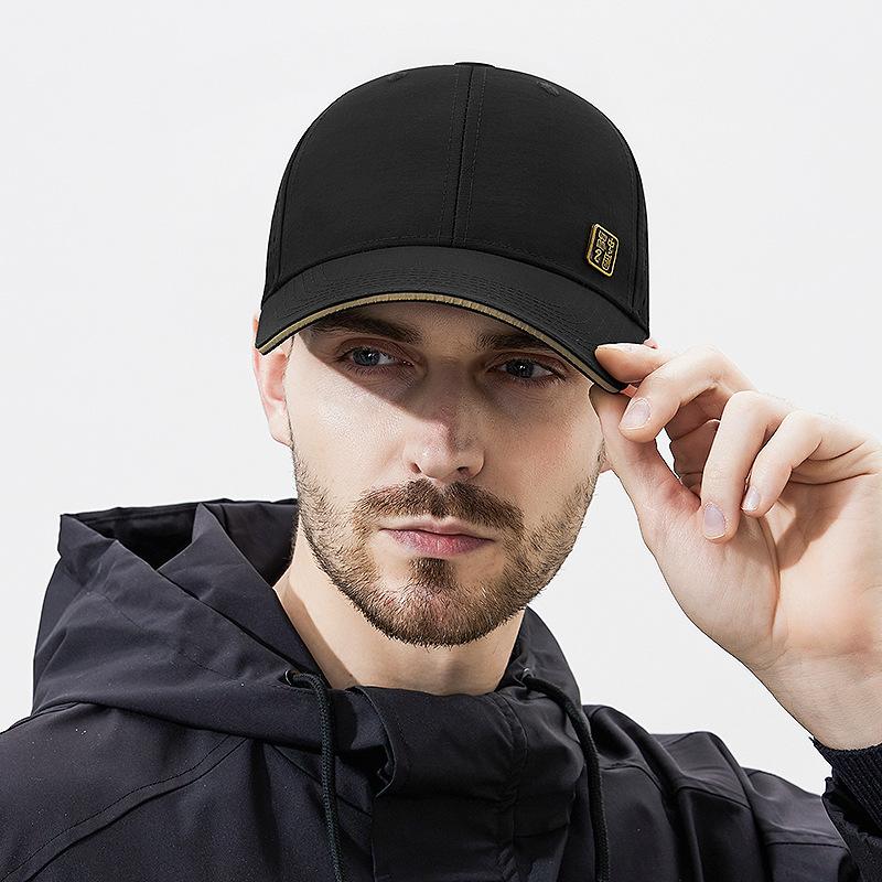 Chinese-style Hard-top Face-showing Quick-drying Hat for Men and Women Sun Protection Breathable Baseball Hat