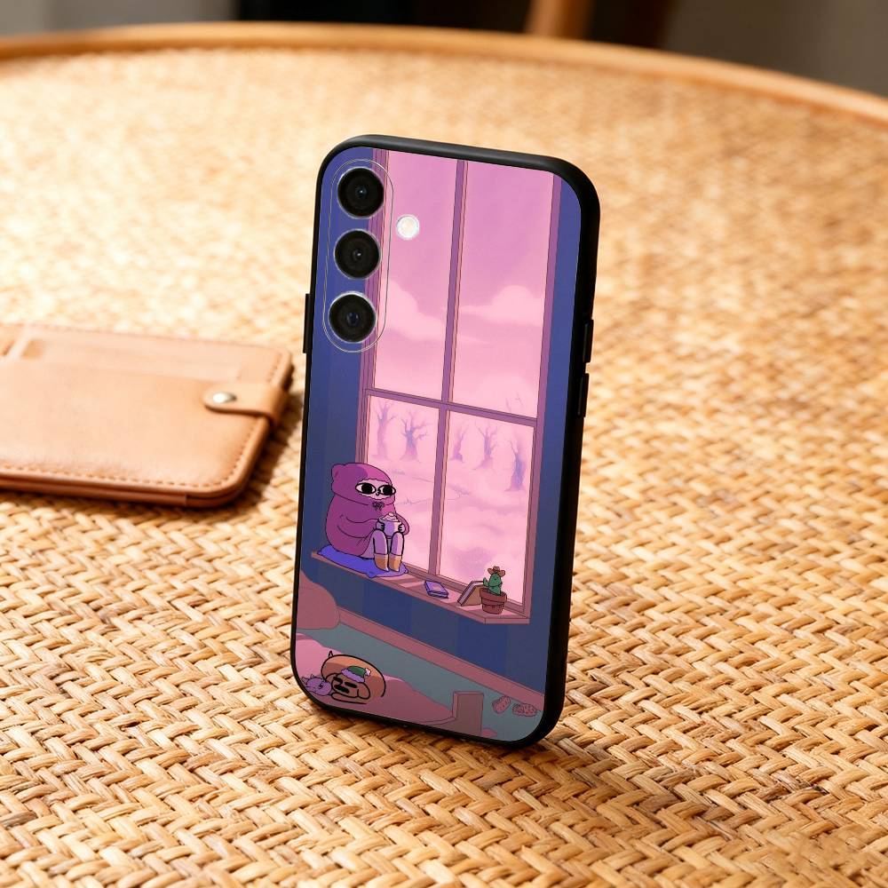 Funny K-Ketnipz Phone Case For Samsung A73,72,71,A52,51,40,41,A22,A32,31,A13, Soft Black Shell