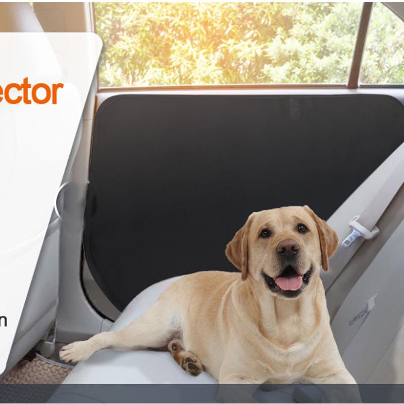 

Pet Car Seat and Door Anti-Scratch Protection Pad With Mesh Pocket [Left Side]