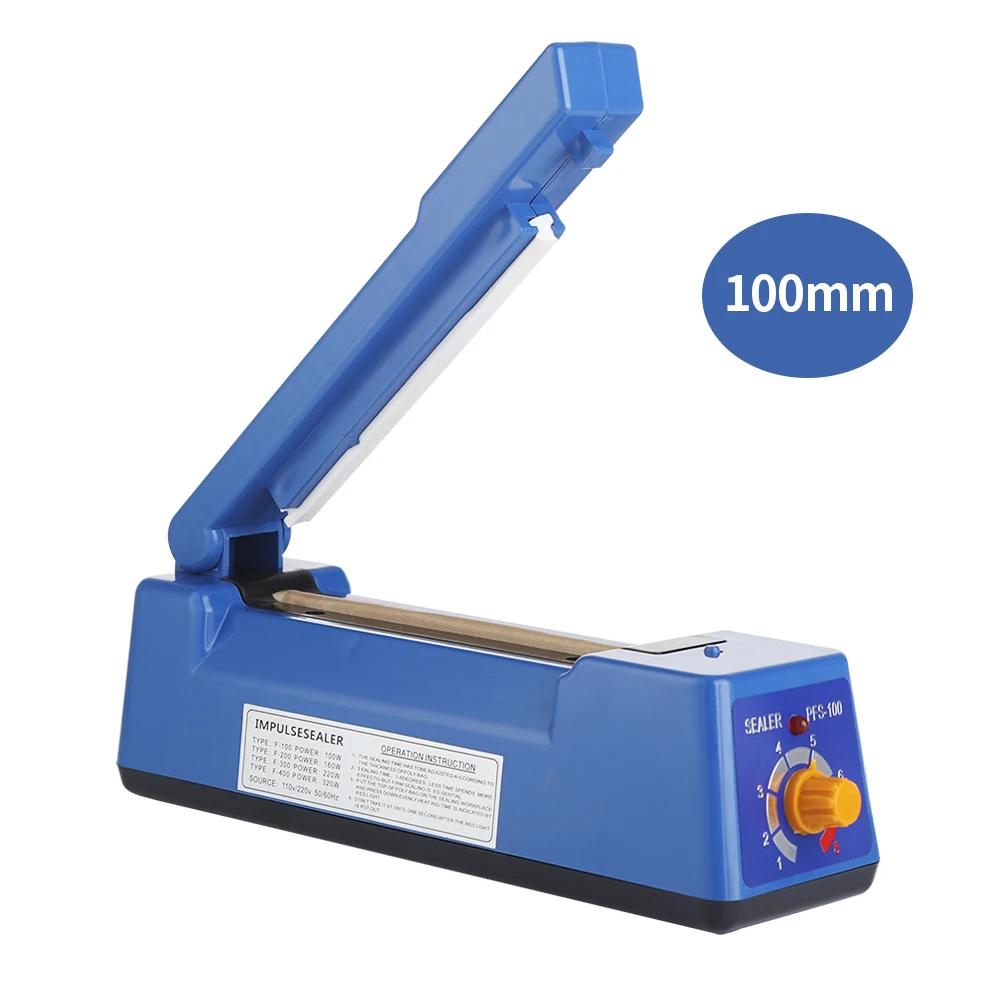 Sealing Machine Electric Heat Sealer Hand Press Vacuum Food Plastic Bag Bobo Ballons Impulse Fast Heat Sealer Packaging Machine EU Plug
