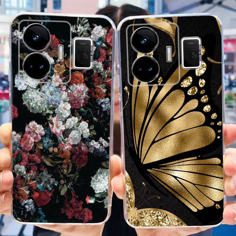 For Realme GT3 RMX3709 Cool Dragon Cartoon Phone Case For Realme GT 3 GT3 240W 5G Soft Silicone TPU Cases