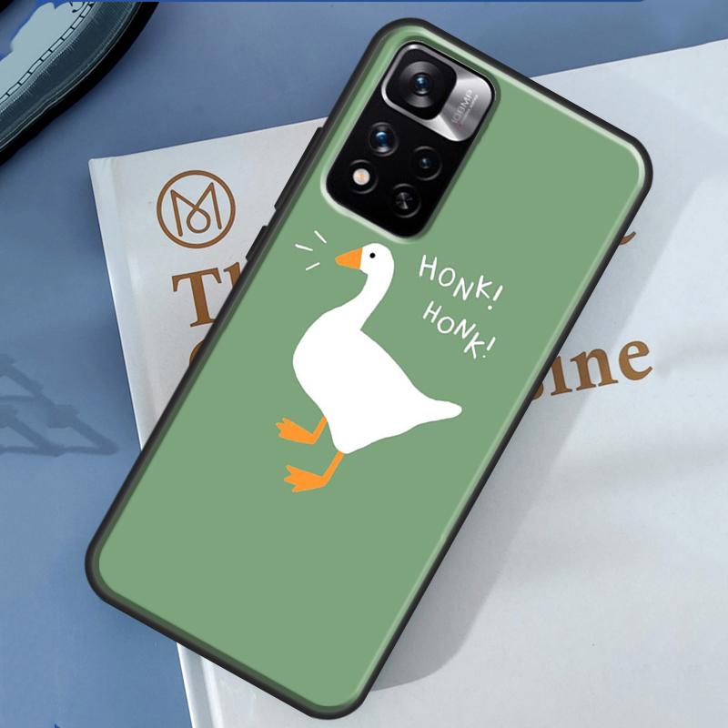Funny Cartoon Duck Case For Xiaomi Redmi 13C 10C 12C 14C Redmi Note 14 13 Pro 12 11 9 10 9S 10S 11S 12S Cover