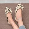 2025 Women's Houndstooth Half-Toe Backless Flats: Trendy Summer Fashion