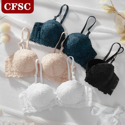 Lace Half Cup Push Up Bra White Girls Bra