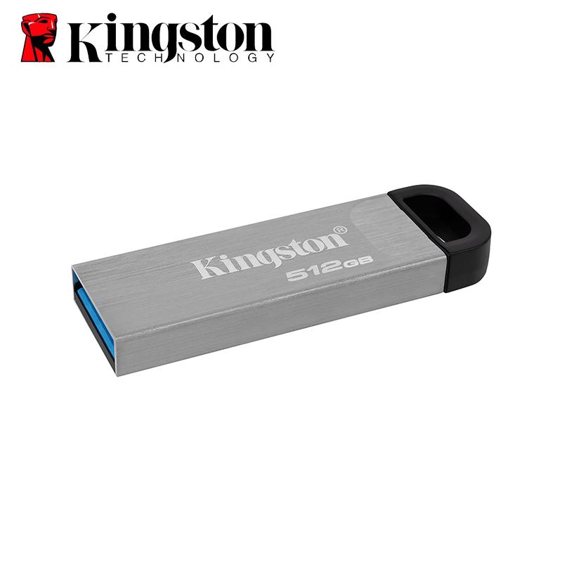 Kingston USB-накопители емкостью 256 ГБ USB 3.2 Gen 1 | Скорость до 200 МБ/с | Высокая производительность | Металлический флэш-накопитель | DataTraveler Kyson DTKN/256 ГБ/128 ГБ/64 ГБ