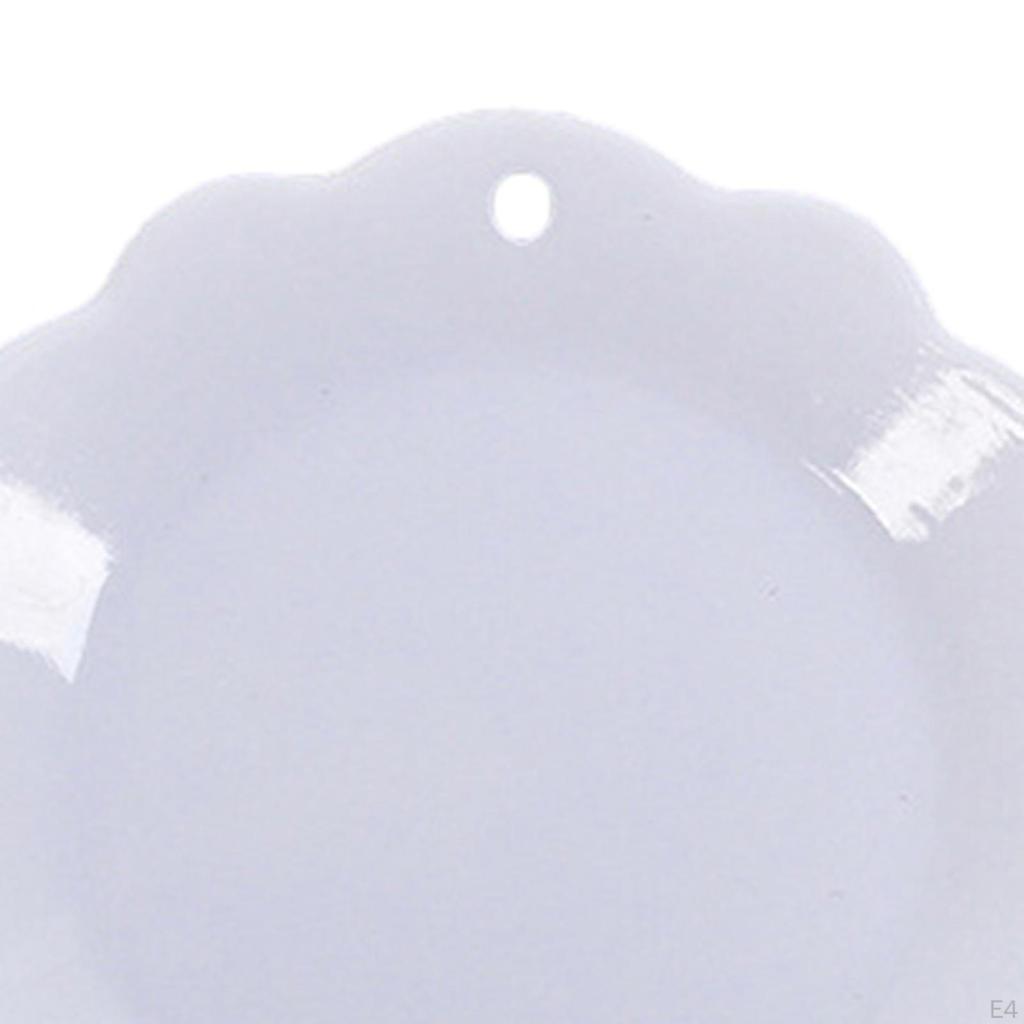 5 Pieces 1:12 Dollhouse Miniature Dish Tray Mini Food Plates Tableware Dessert
