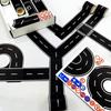 28 Rolls+9 Traffic Game Scene Application Stickers, 118.1 Inches Diy Road And Rail Transit Design And Paper Tape, Used For Railw