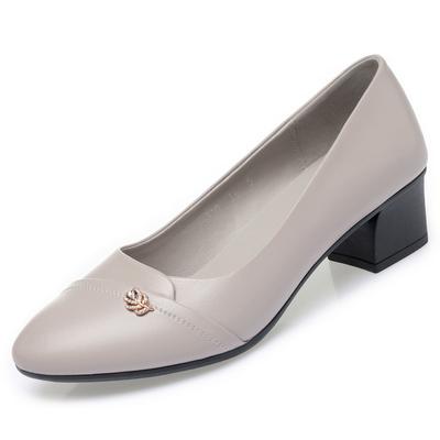 Frauen Kleid Schuhe Frühjahr Echtes Leder Frauen Mode Schuhe Rot Flach Mund Büro Schuhe Frauen