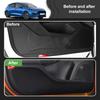 For Ford Focus Mk4 2019-2025 Premium Suede/Leather/Carbon Fiber Door Anti-Kick Pad Interior Sticker