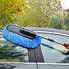 Retractable Car Dust Removal Mop with Soft Bristles - Automotive Cleaning Tool