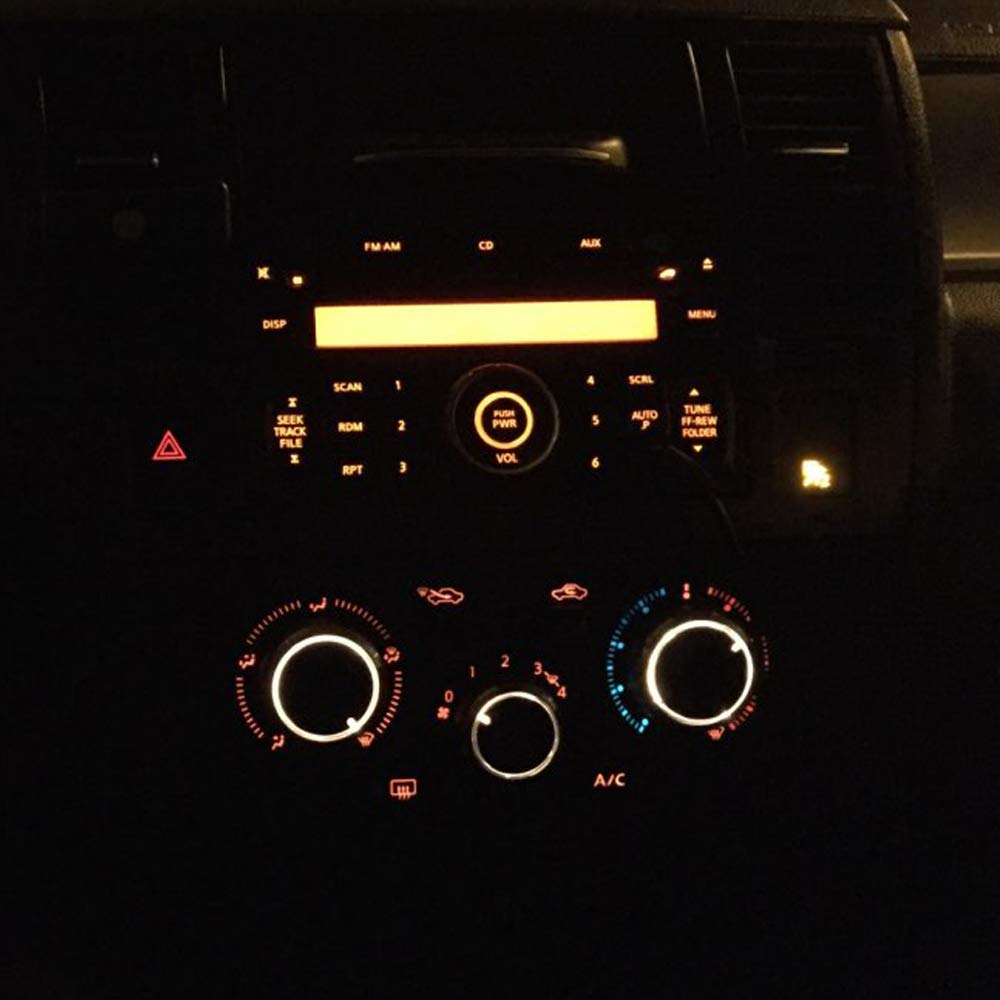 Bestmaple Nissan NV200 Vanette Air Conditioning Dial Genuine Compatible Aluminum Dial Ring