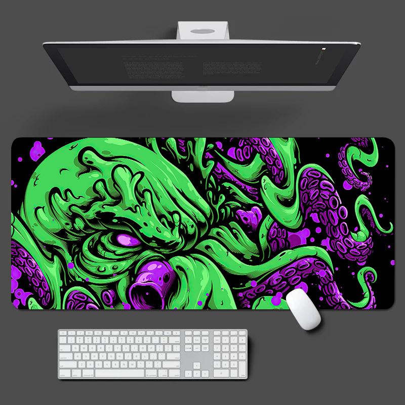 Mouse Pad Big Game Mousepad Laptop Desk Pad 40x90cm Computer Keyboard Carpet Creative Octopus Mouse Mat