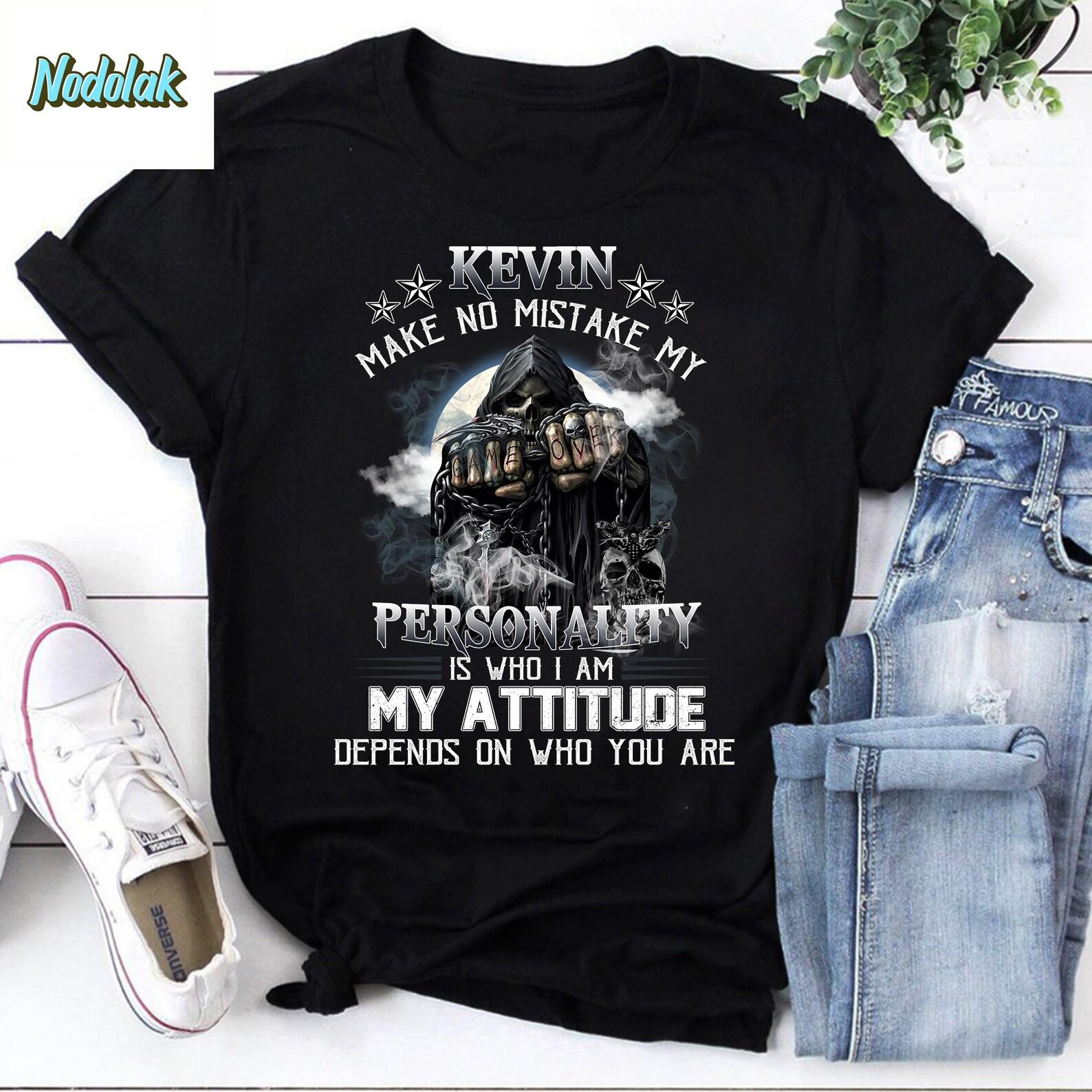 Personalized Custom Name Make No Mistake My Personality Is Who I Am My Attitude Depends On Vintage T-Shirt, Strong Me Shirt 4XL