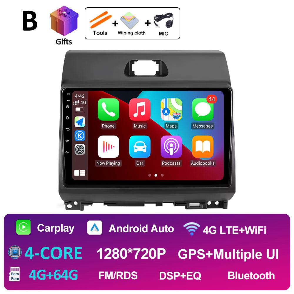 9 Inch Car Radio For KIA Ray 2011 2012 2013 2014 - 2017 Video Player Wireless Carplay GPS Navigation Cooling Fan Auto Tools WIFI