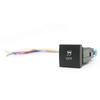 1PC Car LED DRL Light Packing Radar Power On Off Camera Music Switch Push Button For VW Golf 6 MK6 Jetta Scirocco Accessories
