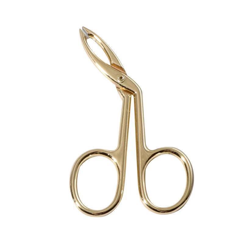 Men's Stainless Steel Tweezers: Straight & Curved Head for Beard and Eyebrow Plucking, Fine Hair Precision Clip, Available Now.