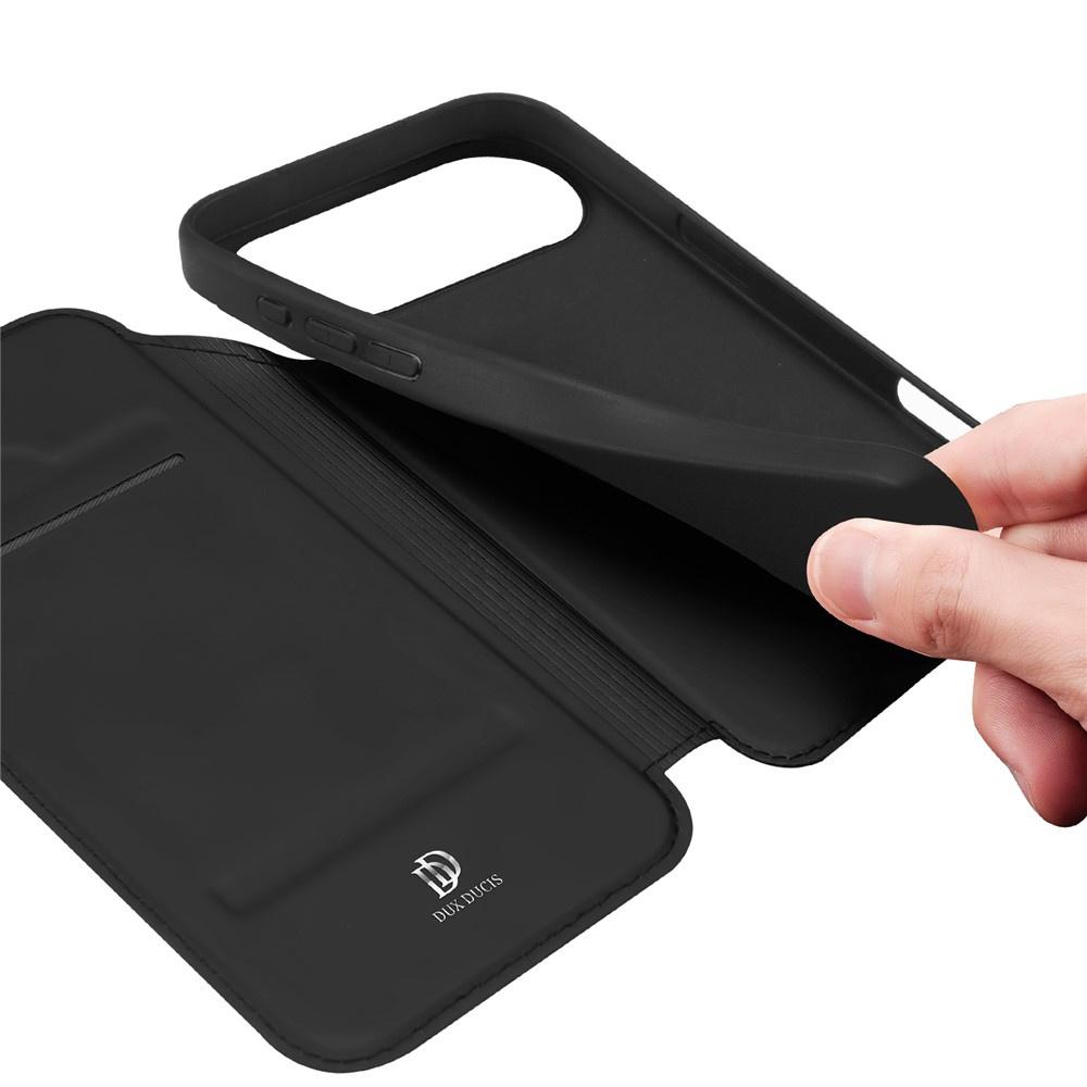 Dux Ducis Flip Case for iPhone Air, Skin Pro, Black