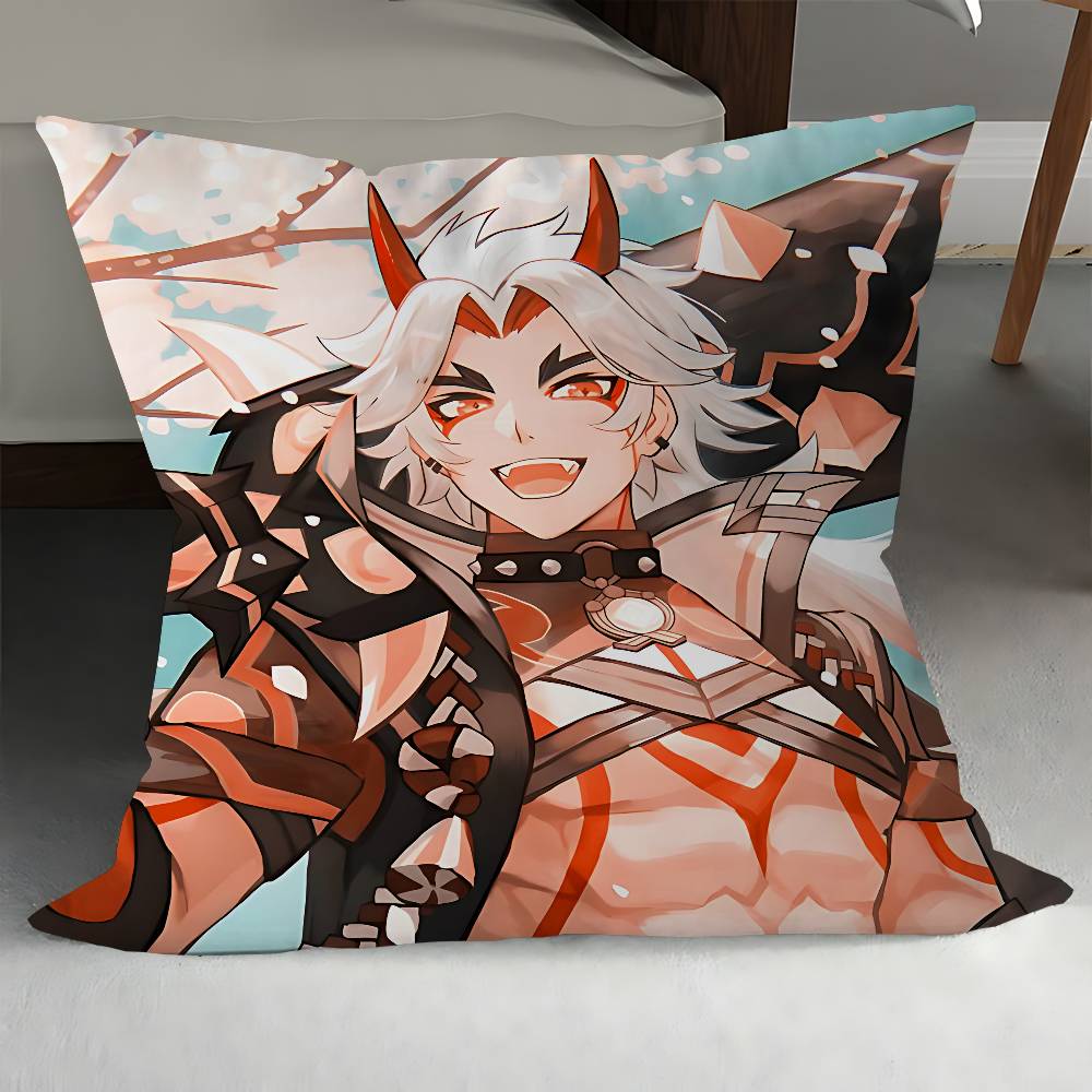 

Аратаки Итто Стич Подушка Чехол Наволочка Диванная Подушка Чехол Домашняя Комната Украшение Детский Подарок 12x12Inch