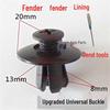 Universal Car 8mm Expansion Screw Clip for Fender Liner & Mudguard