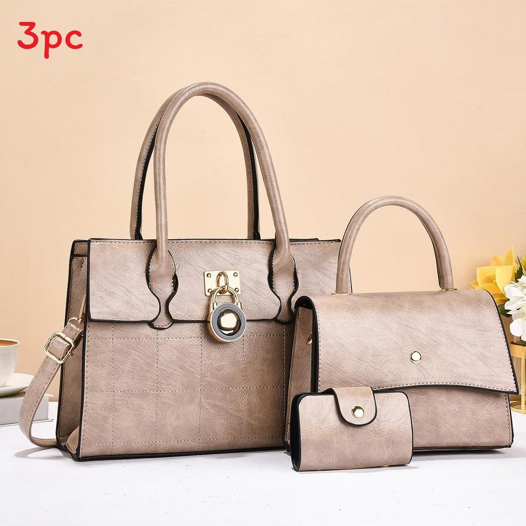 Pu Leather Large Capacity Tote Bag For Women With Multiple Pockets For Daily Use