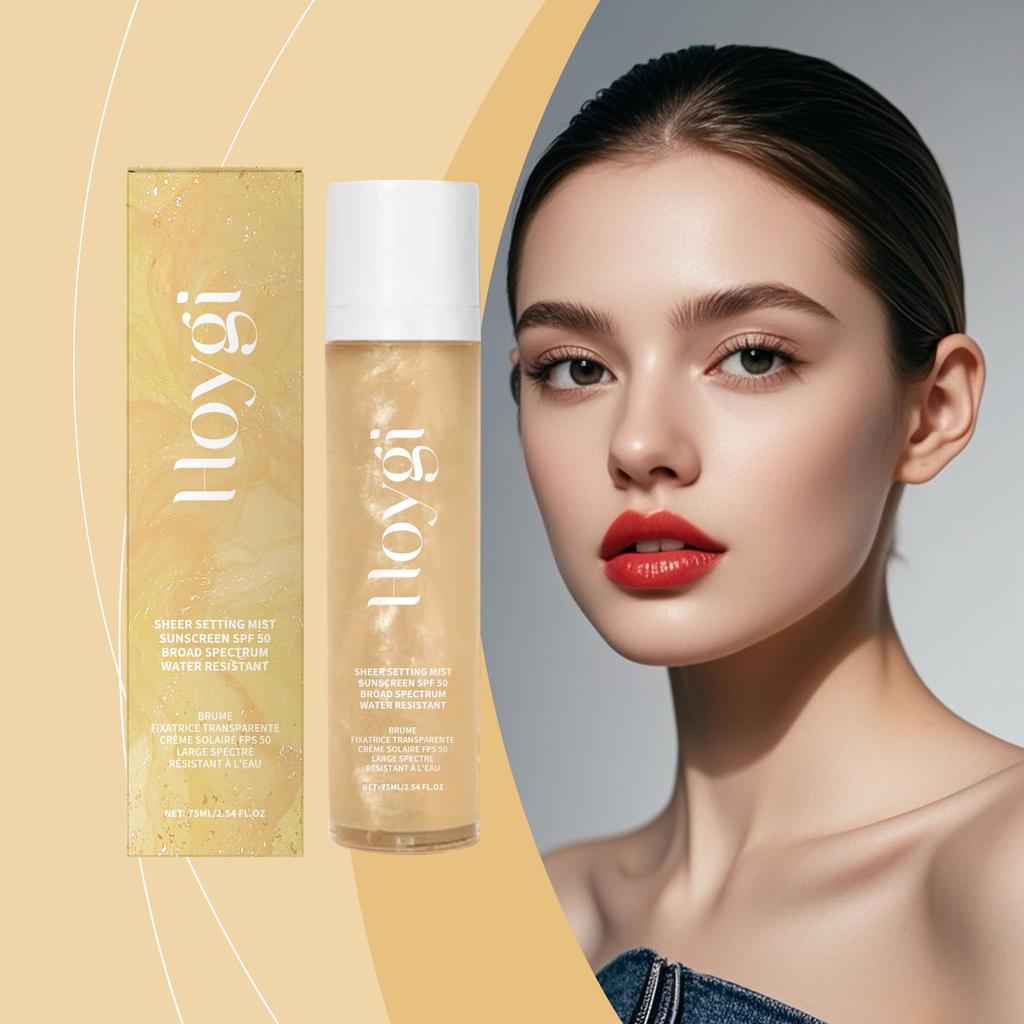 New Setting Sprays for Makeup Waterproof Lasting Oil Control Natural Refreshing Anti UV Sunscreen Finishing Mist Cosmetics