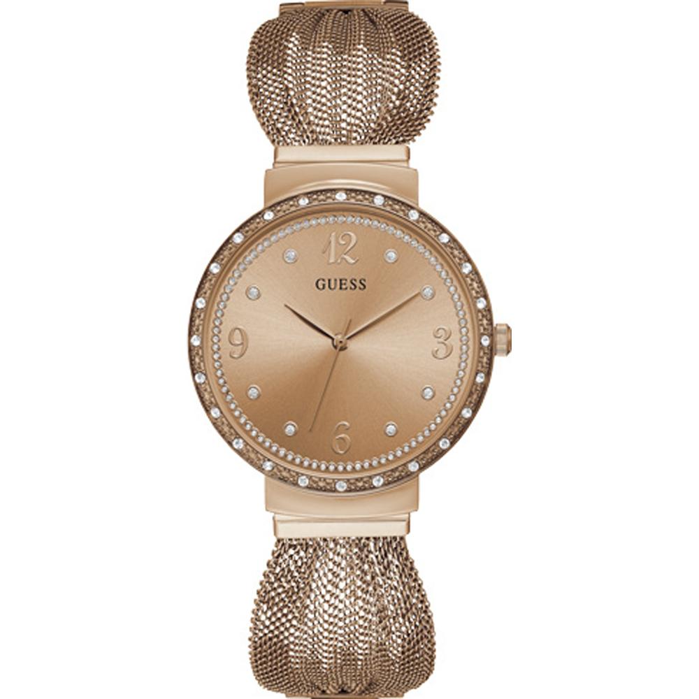 GUESS Chiffon Rose Gold Stainless Steel Ladies Quartz W1083L3 Watch розового золота