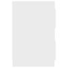 White Laundry Cabinet with Storage 50 x 68 x 102 cm Engineered Wood