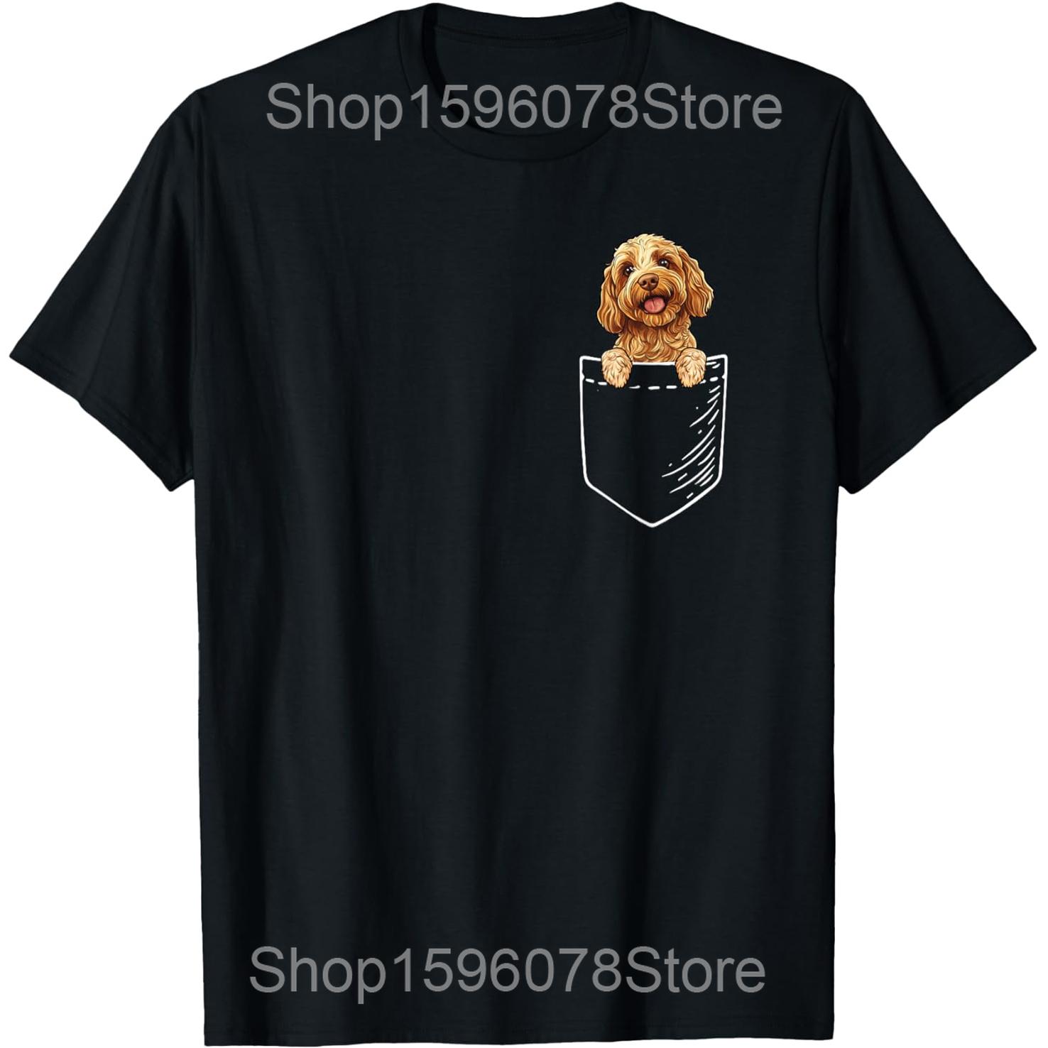 Cockapoo Dog Christmas Ugly Pet Dog Lover Xmas T Shirts Men Cotton Humor Streetwear Tee Shirt Short Sleeve Unisex Loose Clothing S