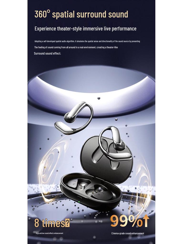 AI Bluetooth Earphones: Intelligent Wireless Over-Ear Air Conduction for Running with Simultaneous Translation