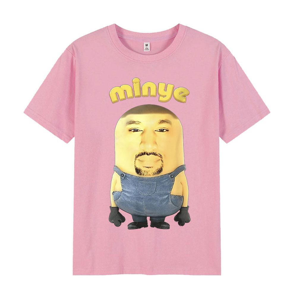 Rapper Kanye West Funny Meme Graphic Fashion Casual T Shirt Men Women Hip Hop Oversized Tshirt Summer Cotton Unisex Tshirts Top