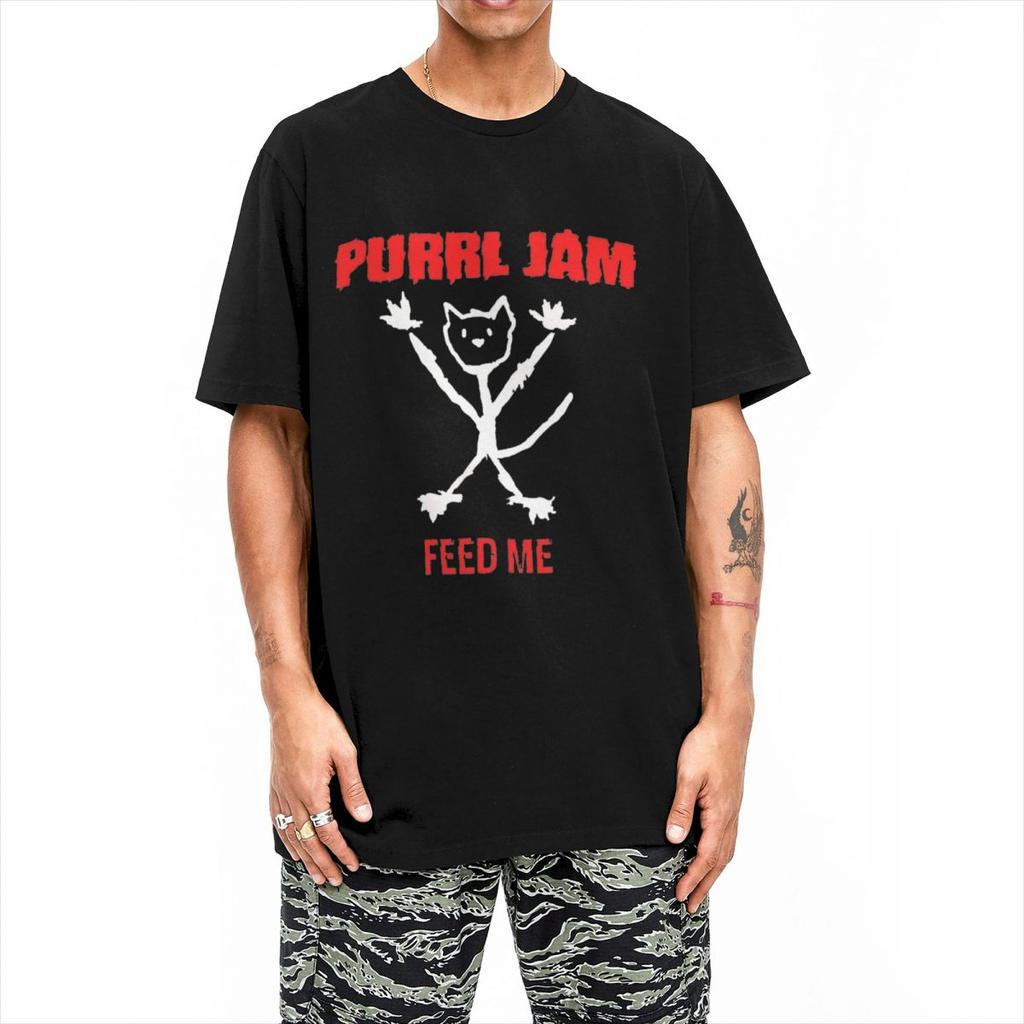 Oversized T Shirt Alive Pearls Jam Band 100 Cotton T-Shirts Heavy Metal Rock Novelty Tshirt for Men Casual Short Sleeve Tops