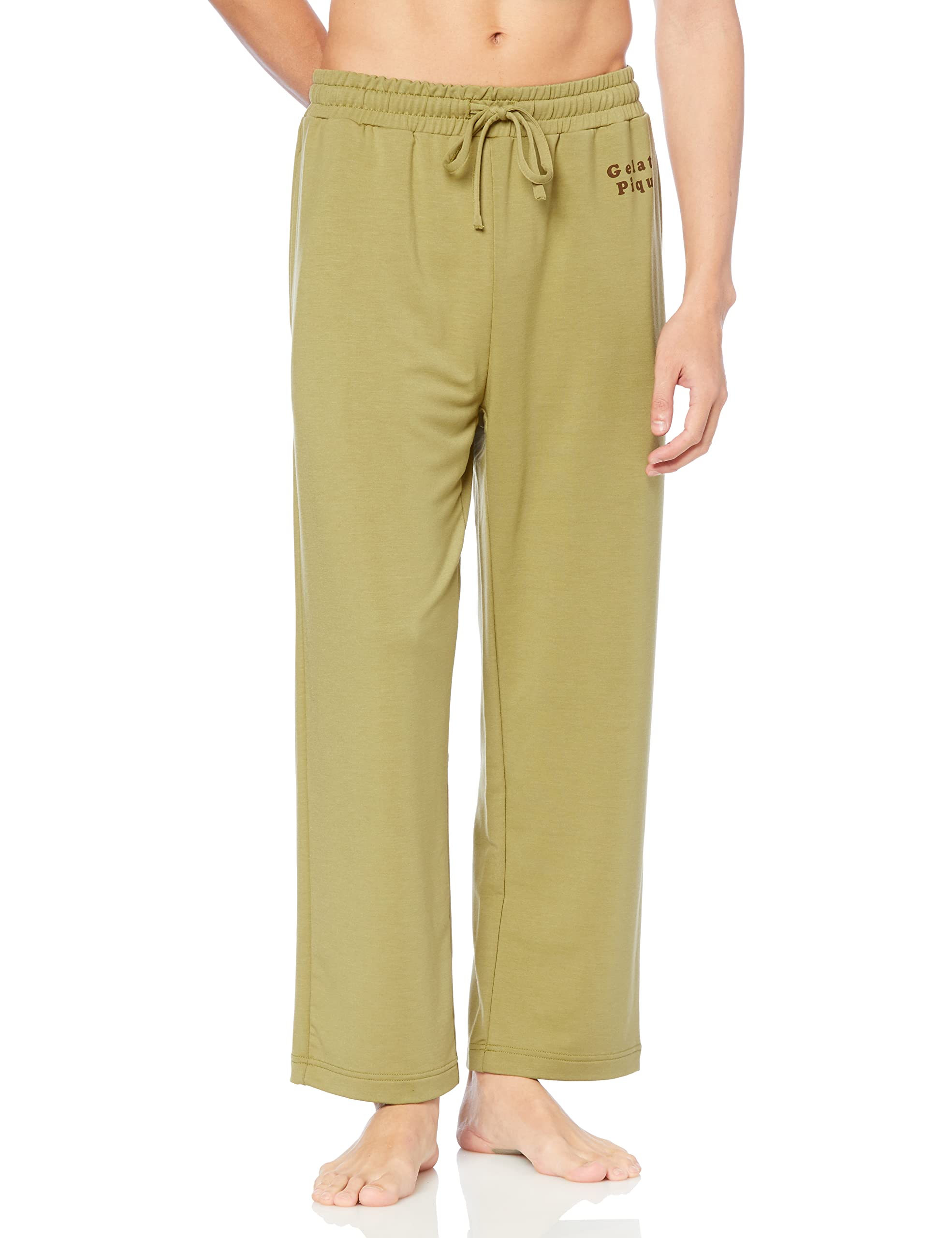 

HOMME Macaron Motif Long Pants PMCP215301 OLV L [Gelato Pique] Men s
