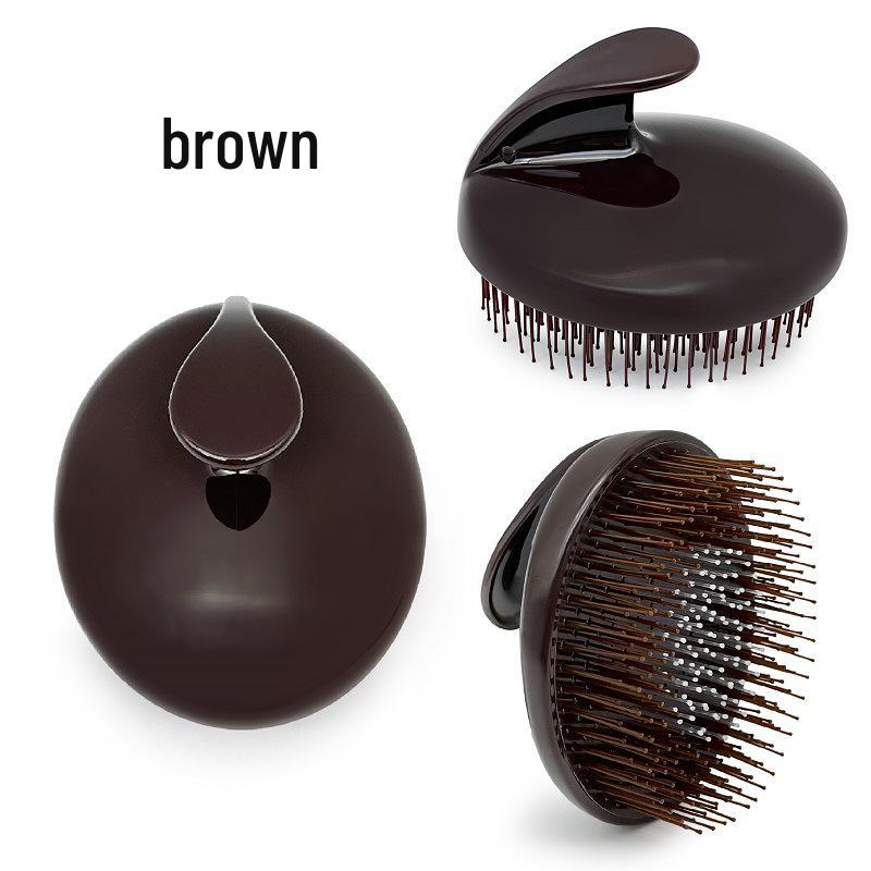 Японская флокированная мягкая щетина Массажная расческа для терапии кожи головы