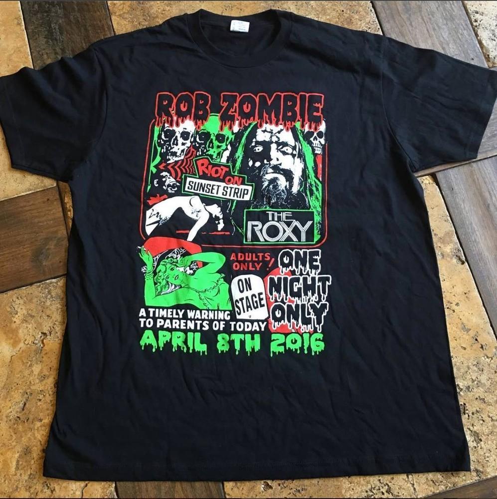 Vtg Rob Zombie Remake design Black T shirt Unisex tee S5XL NH23862 XL