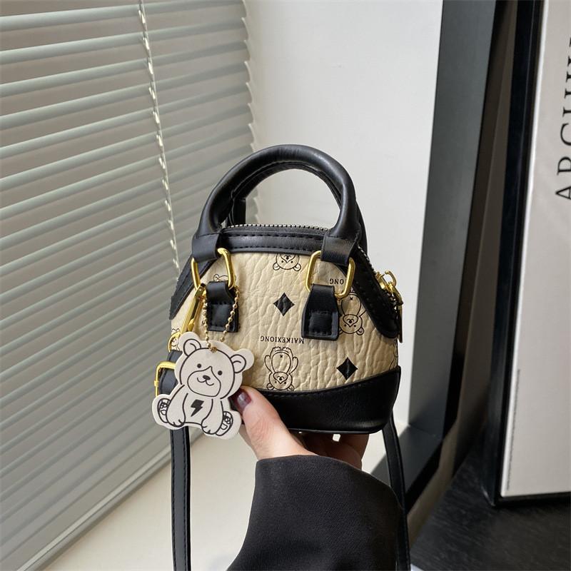 IELGY Children's Bag Cute Bear Exquisite Girl Messenger Bag Can Be Carried In Hand