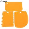 3 Pcs/Set Plastic Pastry Dough Icing Fondant Cake Scraper Decorating Baking Tool