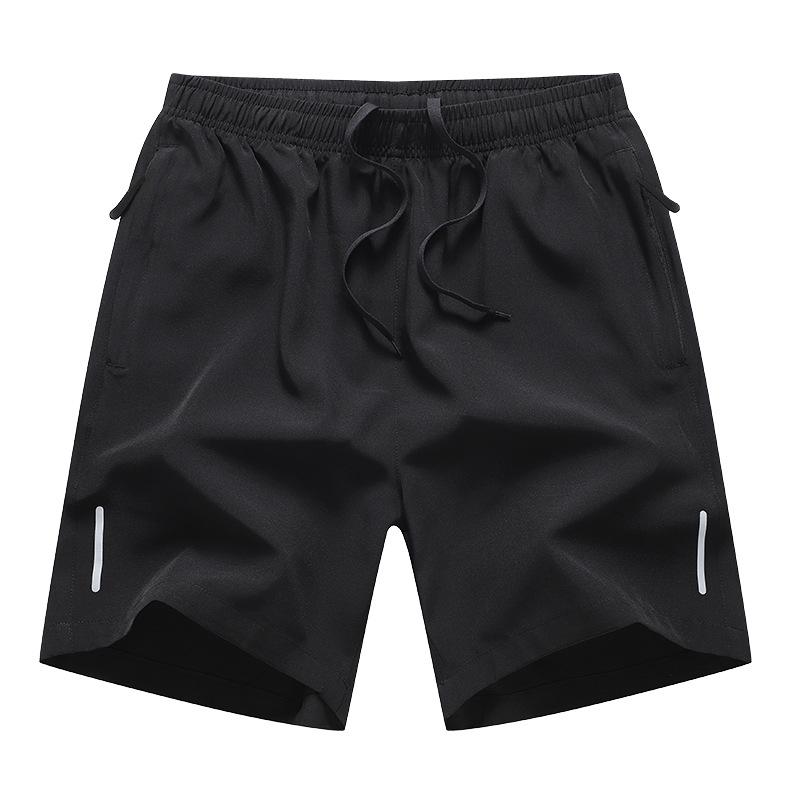 Men's Quick-Drying Reflective Beach Shorts - Summer Casual, Lightweight, Loose Fit, Plus Size, Youth Sportswear