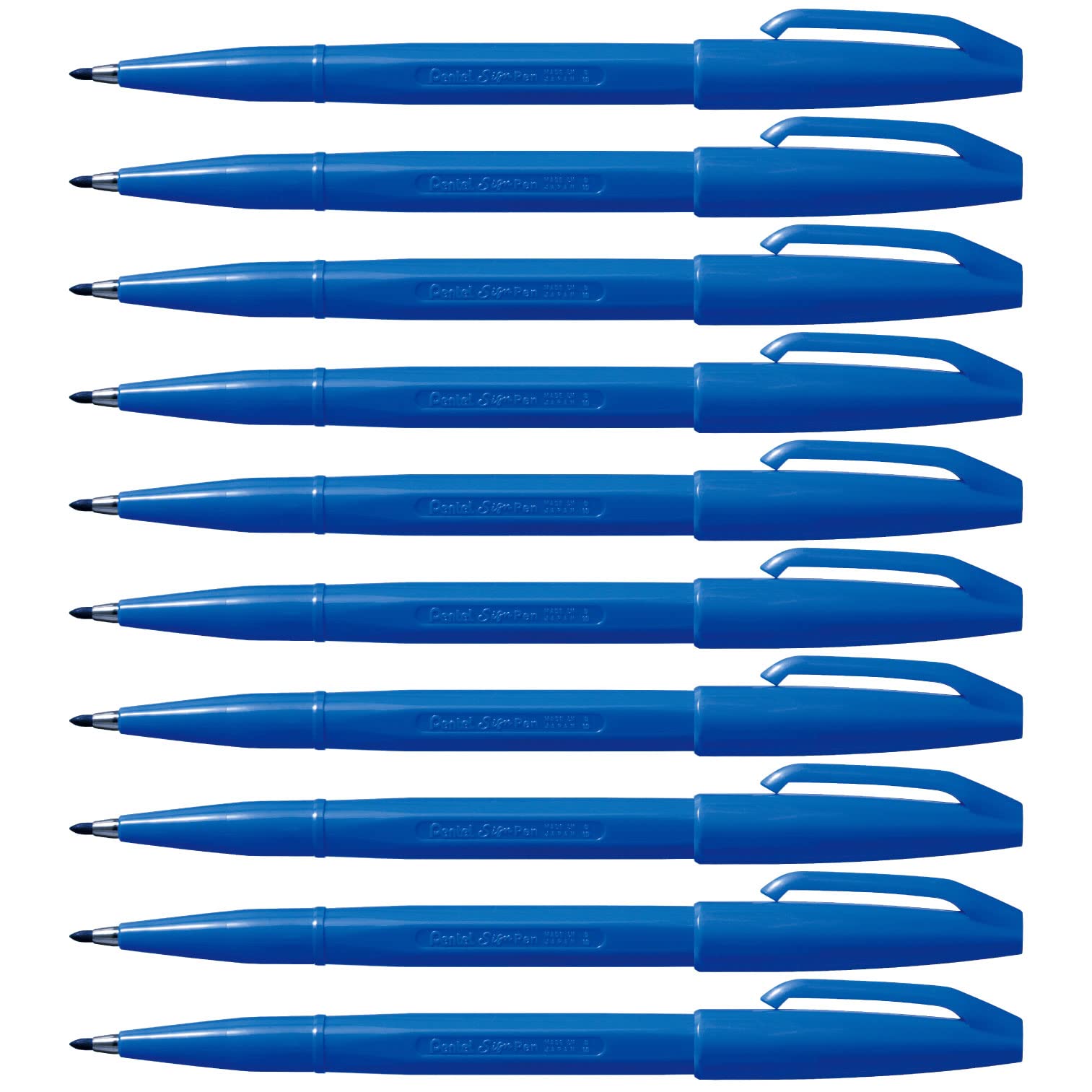 Pentel Sign Pen Blue of Water-Based S520-CD (Set 10)