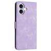 For iPhone 16 Plus Leather Case Solid Color Wallet Protective Phone Cover