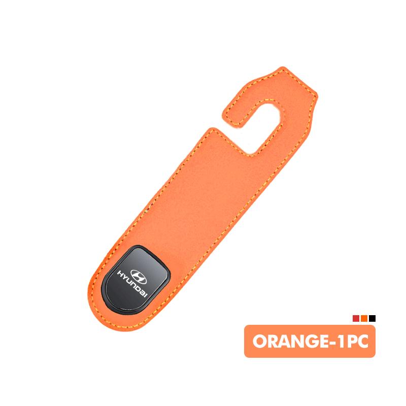 For Hyundai Car Seat Back Hook Leather Rear Storage Hooks Storage Accessories Tucson IX35 I30 I20 Kona Coupe Veloster I40 Getz DD5