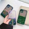 Cartoon Landschap Meisje Telefoonhoesje Voor iphone 7 8 Plus SE2 13 14 12 15 11 Pro Max Mini X XR XS MAX Schokbestendig Hoesje Funda Shells