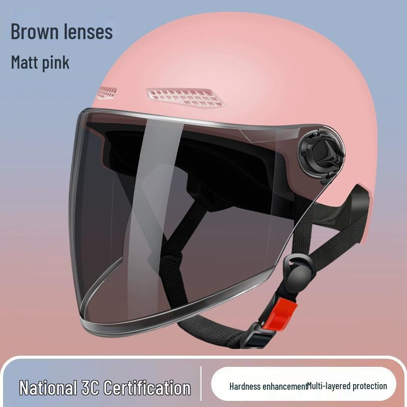 3C Certified Lightweight Electric Bike Half-Helmet with Summer Sun Protection for Men and Women