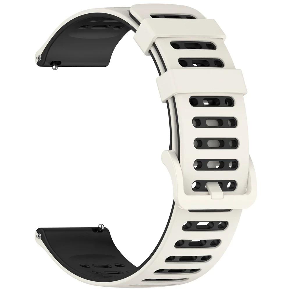 רצועת סיליקון 22 מ"מ עבור REDMI Watch 5 Lite/Active רצועת החלפה נושמת עבור Garmin/Xiaomi Watch Sport אביזרי צמיד