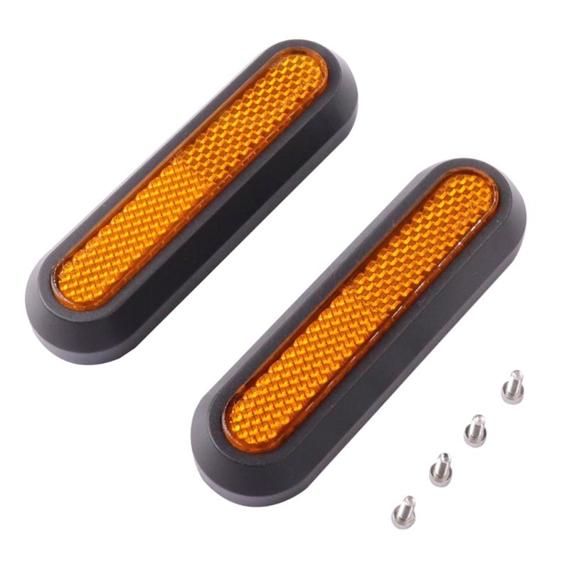Side Cover Wheel Hubs Cap Reflective Strips Set for -M365/1s/Pro/Pro2-/Lite/G30 Max Electric Scooter