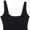 Spring and Summer New Women's Clothing Design Sense Niche Slim and Thin Suspender Midi Dress