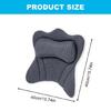 Bath Pillow Bathtubs Cushion Ergonomic Curvatures Head Neck Supports Breathable Meshes Machine Washable Cover