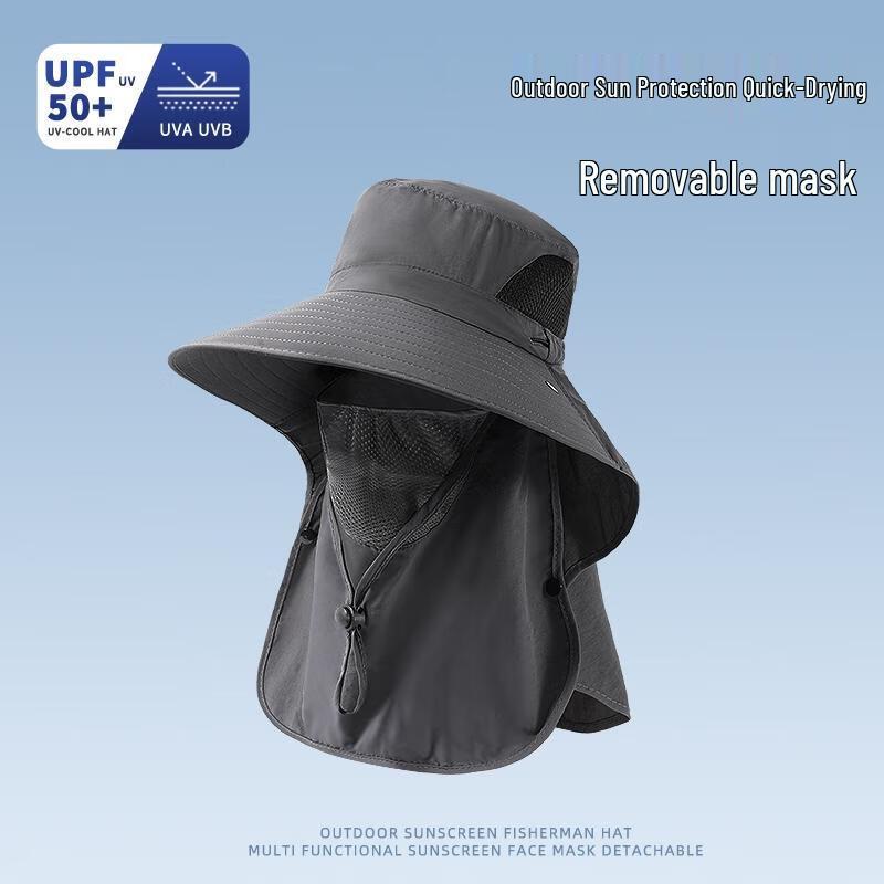 HANDUNYOU Detachable Face & Neck Protection Sun Hat