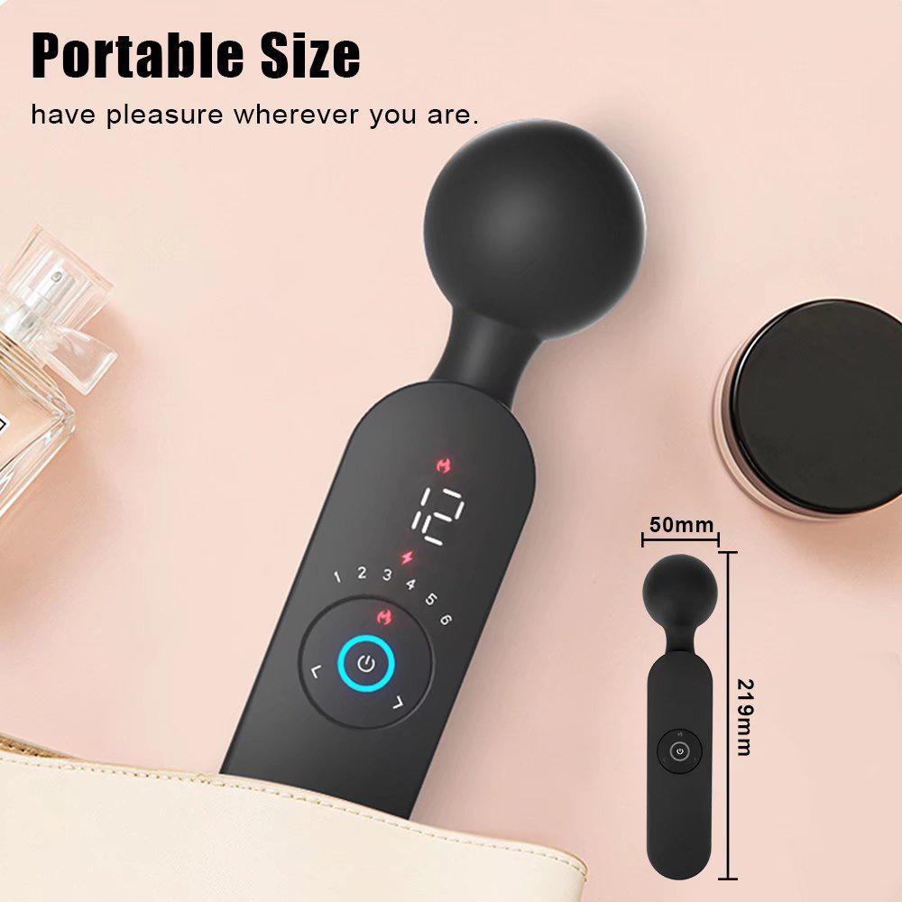 AV Magic Wand Dildo Vibrator Female for Nipple Clitoris Stimulator Powerful USB Rechargable Adults Goods Sex Toys for Women