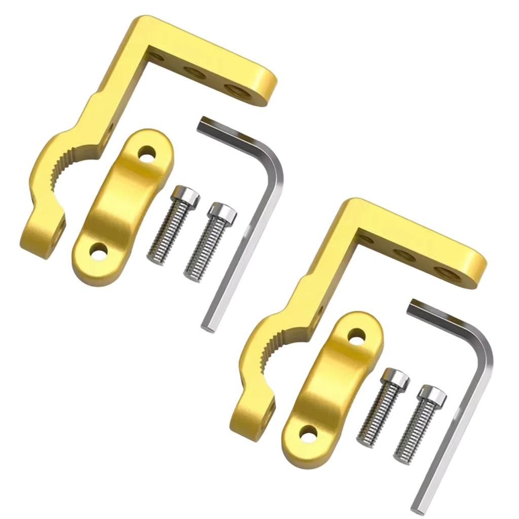 1/2 Stück Auto & Motorrad Scheinwerfer Clip Halterungs-Kit, Universal für LKW, Auto, ATV, Motorrad LED Arbeitsscheinwerfer Stangenmontage