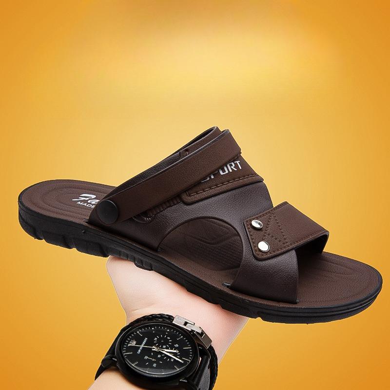 Sandals Men Summer Slip On Casual Slippers Outdoor Beach Shoes Male Classic Men's Sandals Slippers